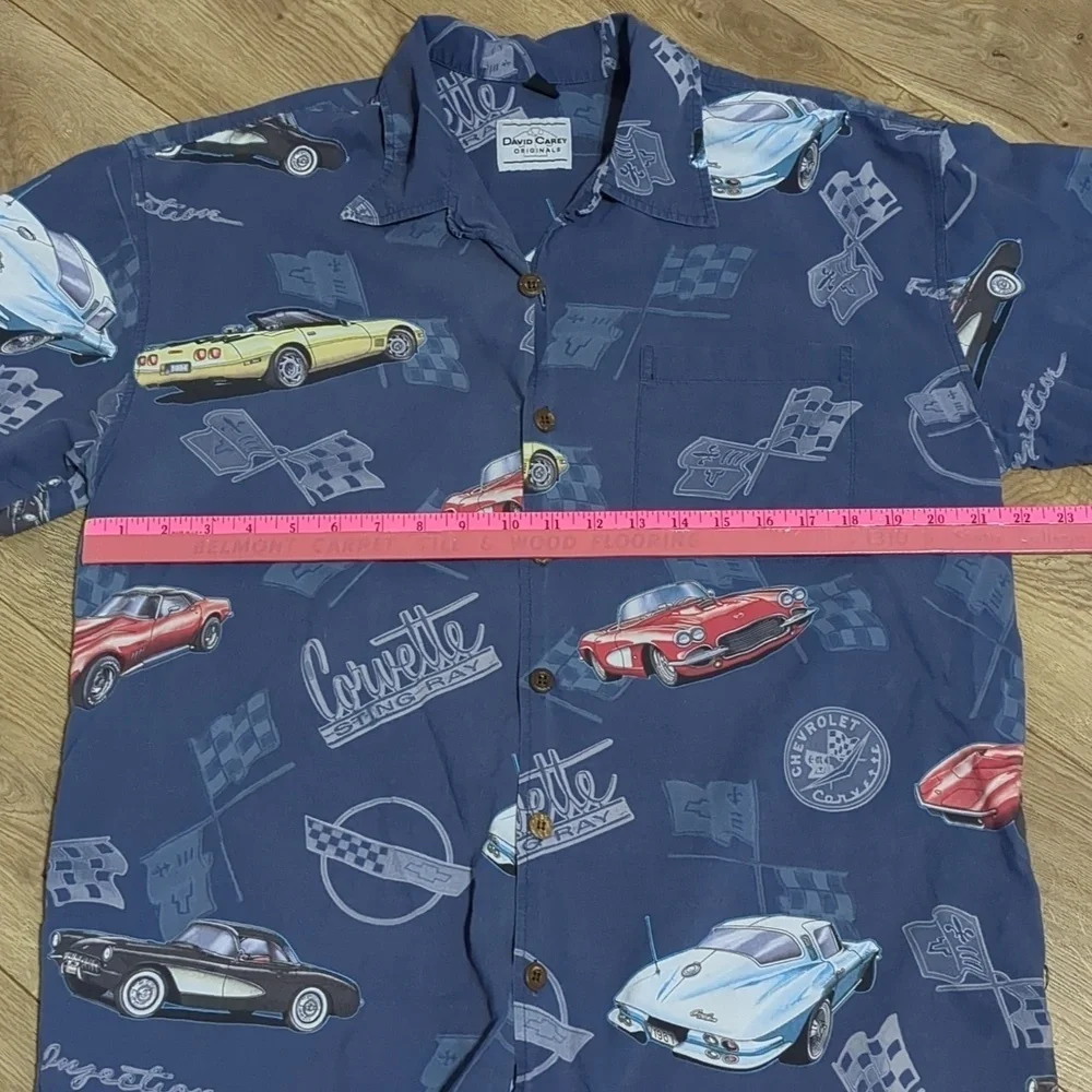 DAVID CAREY GM chevrolet CORVETTE Shirt Size Large